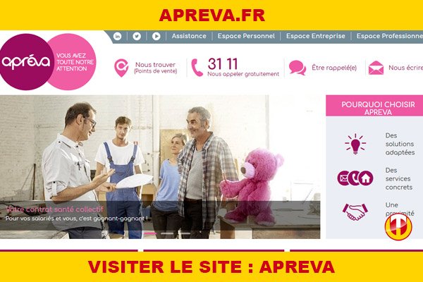 Site internet : Apreva