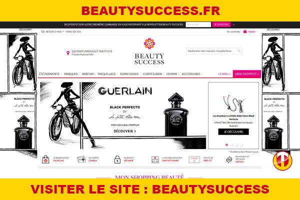 Site internet : Beautysuccess