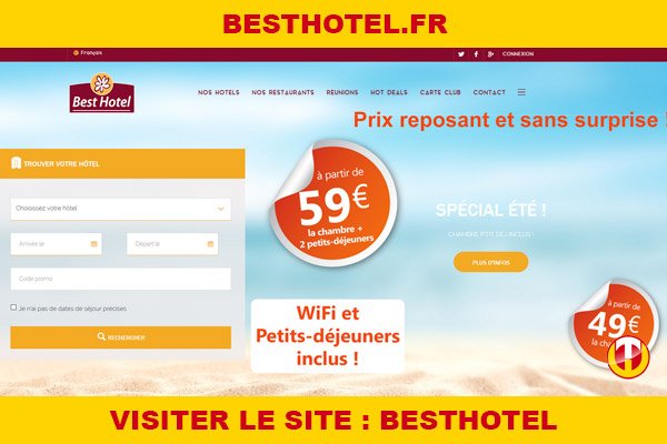 Site internet : Besthotel