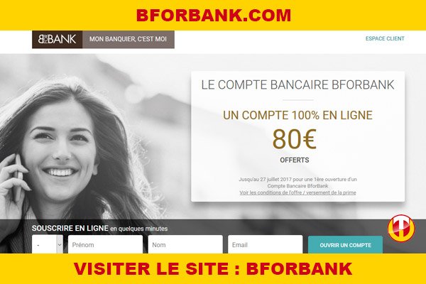 Site internet : Bforbank