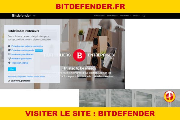 Site internet : Bitdefender