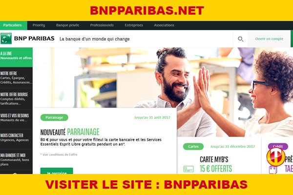 Site internet : Bnpparibas