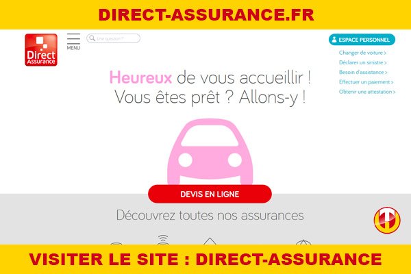 Site internet : Direct-assurance