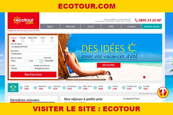 Site internet : Ecotour