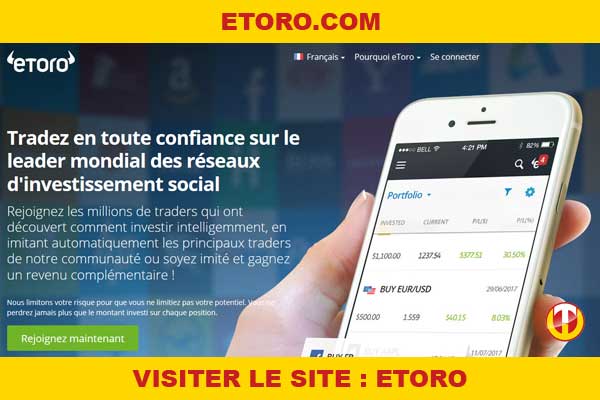 Site internet : Etoro