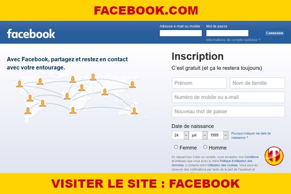 Site internet : Facebook