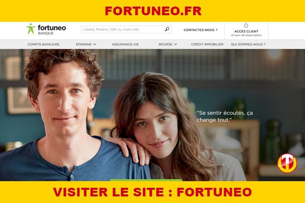 Site internet : Fortuneo