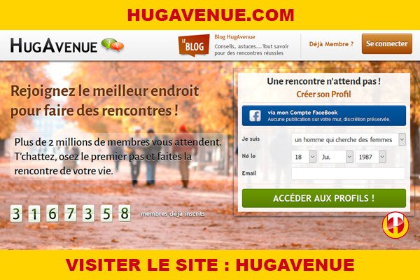 Site internet : Hugavenue