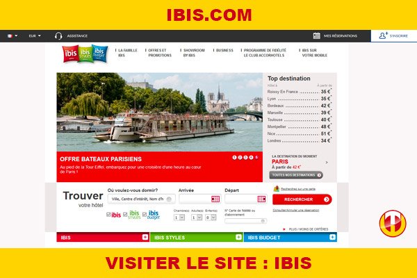 Site internet : Ibis