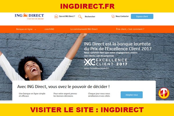 Site internet : Ingdirect