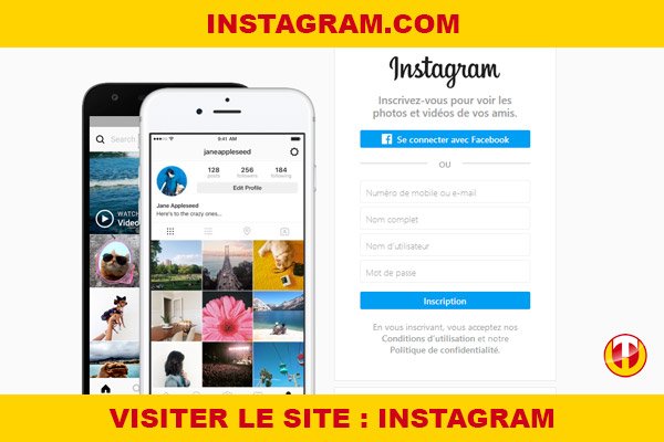 Site internet : Instagram