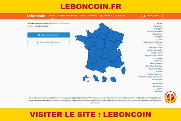 Site internet : Leboncoin