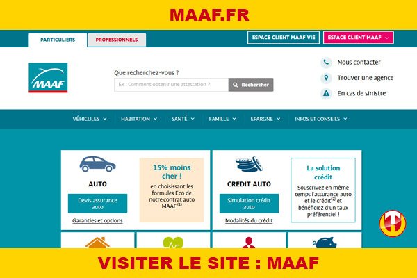 Site internet : Maaf