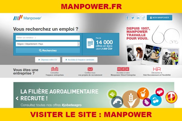 Manpower déposer cv