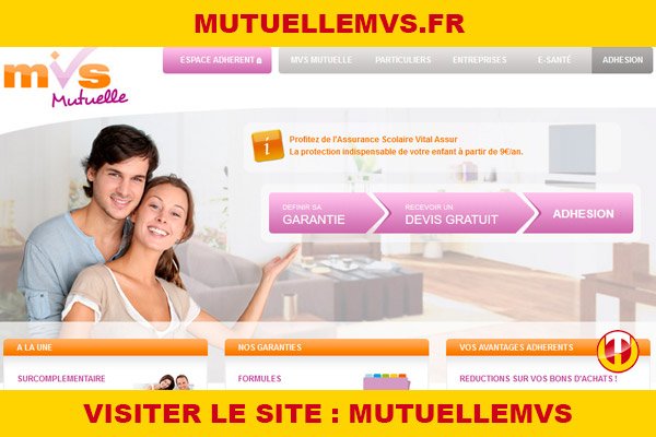 Site internet : Mutuellemvs