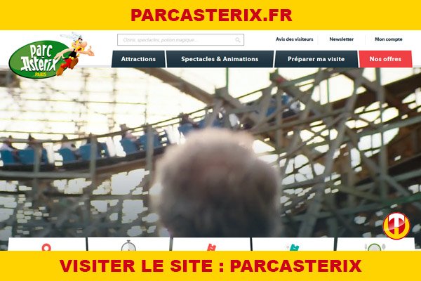 Site internet : Parcasterix