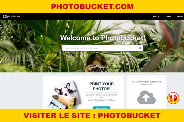 Site internet : Photobucket