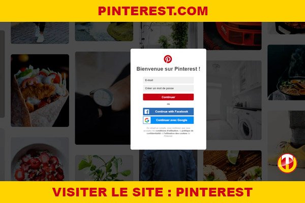 Site internet : Pinterest