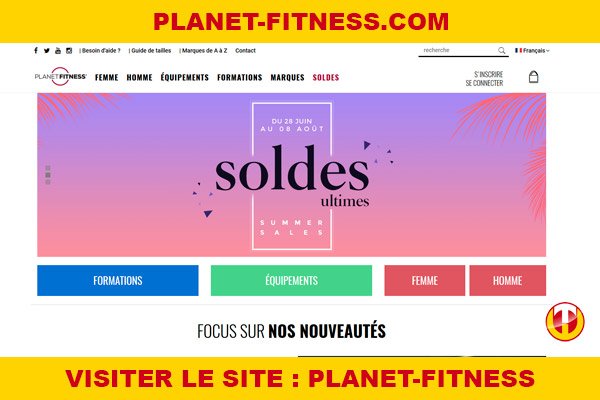 Site internet : Planet-fitness