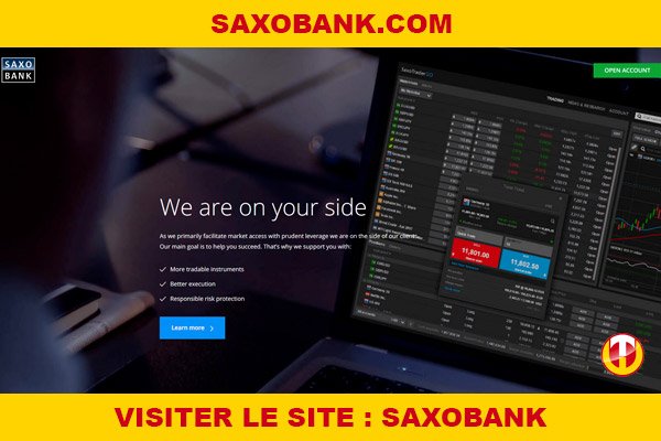 Site internet : Saxobank