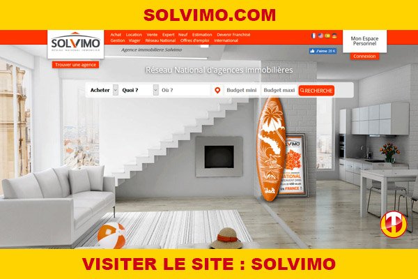 Site internet : Solvimo