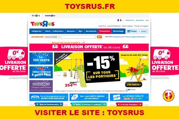 Site internet : Toysrus