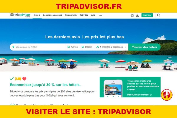 Site internet : Tripadvisor