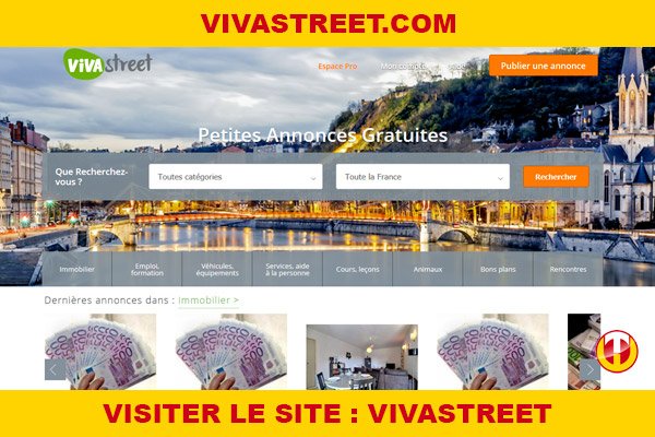 Site internet : Vivastreet