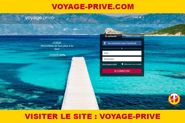Site internet : Voyage-prive