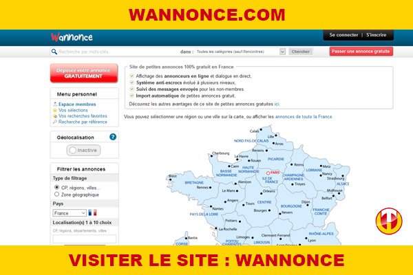 Site internet : Wannonce